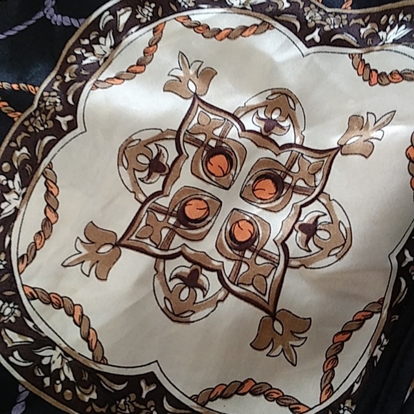 Ocean Breeze Skirt/Dress. Size XL. Color Black with Opulence Design. As-Is. - Picture 2 of 4